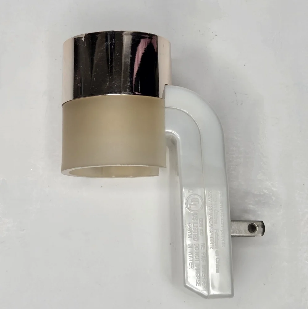 Bath‎ And Body Works Metallic Two Tone Tan Gold Wallflower Plugin Scent Diffuser
